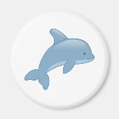 Cute Cartoon Jumping Dolphin Magneet (Voorkant)