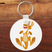 Cute Cartoon Jumping Kangaroo Sleutelhanger (Voorkant)