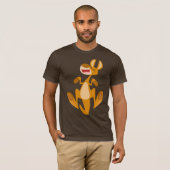 Cute Cartoon Jumping Kangaroo T-Shirt (Voorkant volledig)