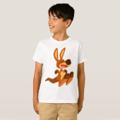 Cute Cartoon Kangaroo Joey Children T-Shirt (Voorkant volledig)