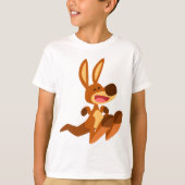 Cute Cartoon Kangaroo Joey Children T-Shirt (Voorkant)