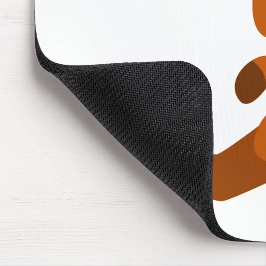 Cute Cartoon Kangaroo Joey Mousepad Muismat (Hoek)