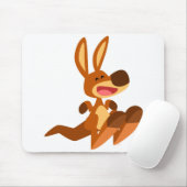 Cute Cartoon Kangaroo Joey Mousepad Muismat (Met muis)