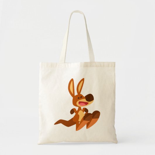 Cute Cartoon Kangaroo Joey Tote Bag (Voorkant)