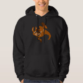Cute Cartoon Kangaroo's Somersault Hoodie (Voorkant)
