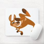 Cute Cartoon Kangaroo's Somersault Mousepad Muismat (Met muis)