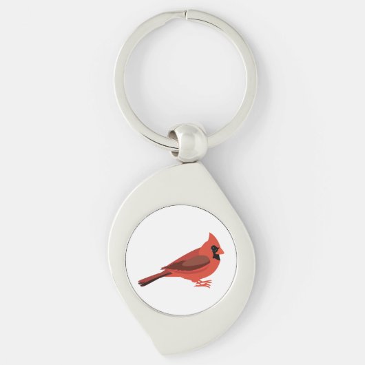 Cute Cartoon Kardinaal Sleutelhanger (Voorkant)