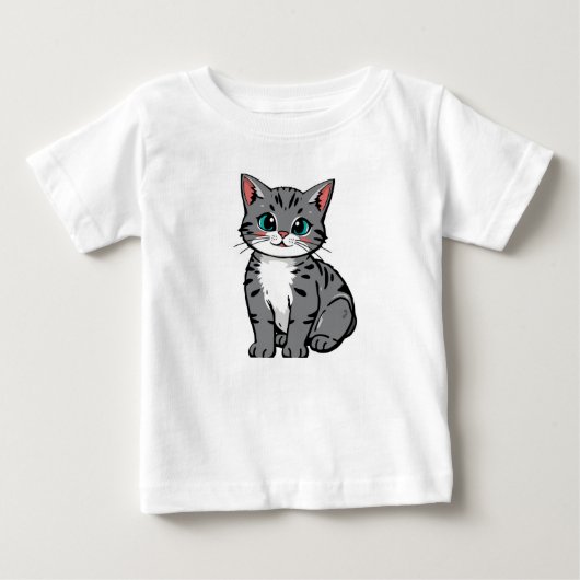 Cute Cartoon Kat en Hamster Illustratie (Voorkant)