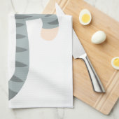 Cute Cartoon Kat Theedoek (Quarter Fold)