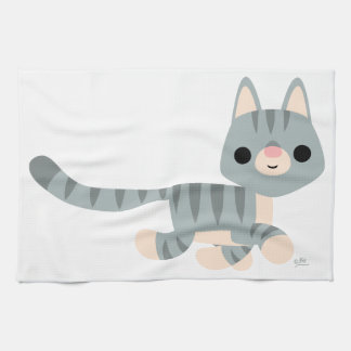Cute Cartoon Kat Theedoek