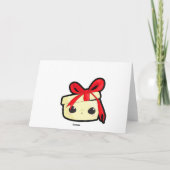 Cute cartoon-kerstkaart feestdagen kaart (Achterkant)