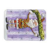 Cute Cartoon Kerstmis, geloof ik in Santa Claus Magneet (Horizontaal)