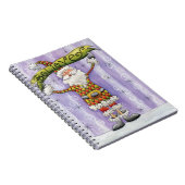 Cute Cartoon Kerstmis, geloof ik in Santa Claus Notitieboek (Rechterzijde)