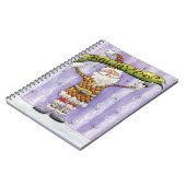 Cute Cartoon Kerstmis, geloof ik in Santa Claus Notitieboek (Linkerzijde)