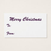 Cute Cartoon Kerstmis, geloof ik in Santa Claus Visitekaartje (Achterkant)