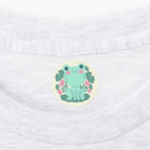 Cute Cartoon kikkerlabels Labels (Aangebracht)