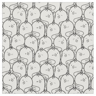Cute cartoon kippen fabric 1 stof