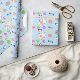 Cute Cartoon Kittens Patroon Cadeau Cadeaupapier