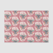 Cute cartoon koala baby roze tissuepapier (Voorkant)