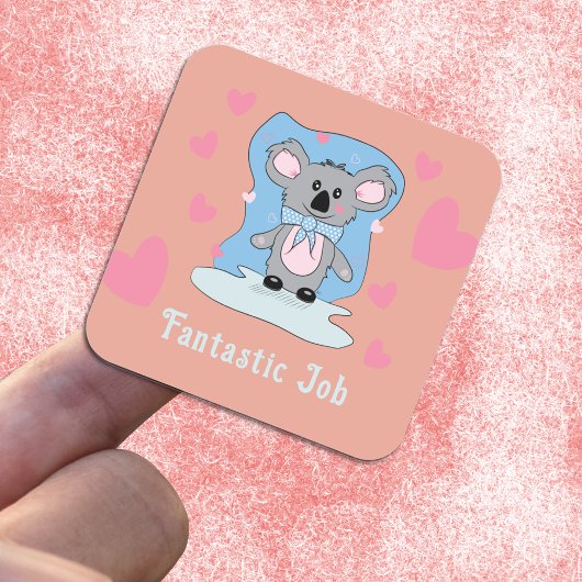 Cute Cartoon Koala Kind Reward Stickers
