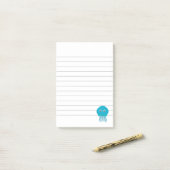 Cute Cartoon Kwallen Voering  Post-it® Notes (Op bureau)