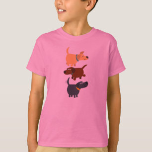 Cute Cartoon Labradors in 3 Flavors Kinder T-Shirt