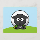 Cute Cartoon Lamb Briefkaart (Voorkant)