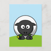 Cute Cartoon Lamb Briefkaart (Voorkant)