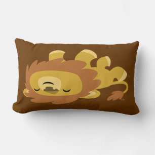 Cute Cartoon Lazy Lion Pillow Kussen