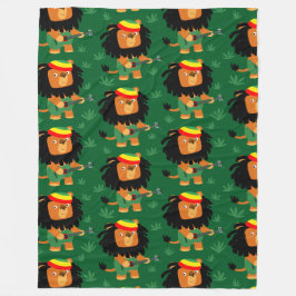 Cute Cartoon leeuw van Zion Fleece Deken