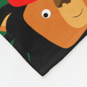 Cute Cartoon leeuw van Zion Fleece Deken (Hoek)