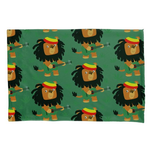 Cute Cartoon leeuw van Zion Kussensloop (Voorkant)