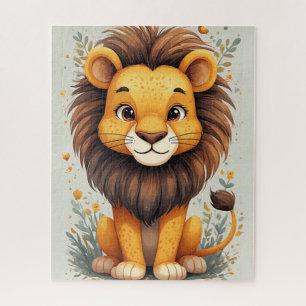 Cute cartoon leeuwen babykamer decoratie legpuzzel