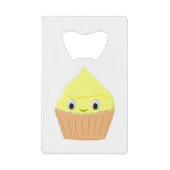 Cute Cartoon Lemon Cupcake Creditkaart Flessenopener (Voorkant)