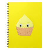 Cute Cartoon Lemon Cupcake Notitieboek (Voorkant)