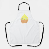Cute Cartoon Lemon Cupcake Schort (Voorkant)