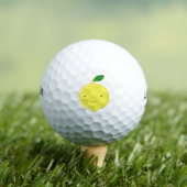 Cute Cartoon Lemon Golfballen (Insitu Shirt)