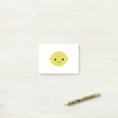 Cute Cartoon Lemon Post-it® Notes (Op bureau)