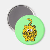 Cute Cartoon Leopard Magneet (Voorkant / Achterkant)