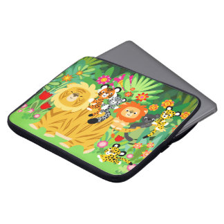 Cute Cartoon Liger en Friends-laptophoes Laptop Sleeve