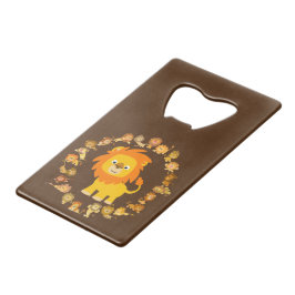 Cute Cartoon Lion Mandala Bottle Opener Creditkaart Flessenopener