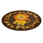 Cute Cartoon Lion Mandala snijraad Snijplank (Hoek)