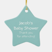 Cute Cartoon Lion met strepen achtergrond Keramisch Ornament (Achterkant)