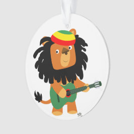 Cute Cartoon Lion Zion AcrylOrnament Ornament