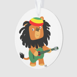 Cute Cartoon Lion Zion AcrylOrnament Ornament
