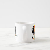 Cute Cartoon Lion Zion Espresso Mok (Achterkant)