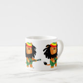 Cute Cartoon Lion Zion Espresso Mok (Voorkant rechts)