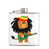 Cute Cartoon Lion Zion Hip Flask Heupfles (Voorkant)