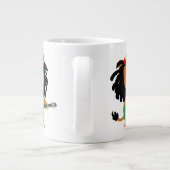 Cute Cartoon Lion Zion Jumbo Mok (Achterkant)