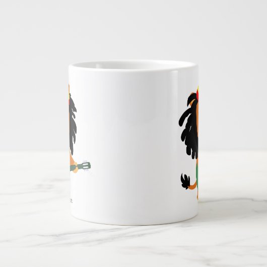 Cute Cartoon Lion Zion Jumbo Mok (Voorkant)